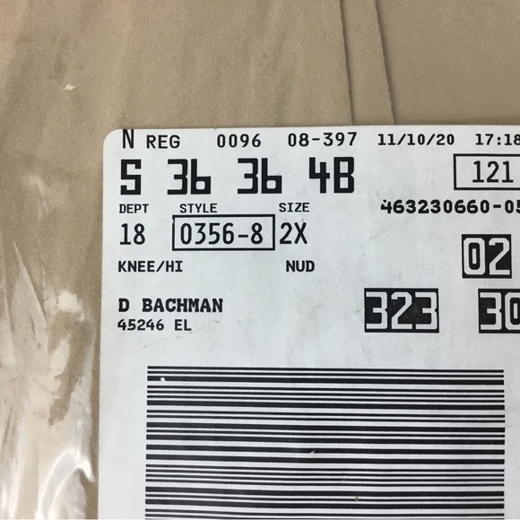 Comfort Choice Knee-High Support Socks Nude Plus Size 3-Pack New - Picture 5 of 5